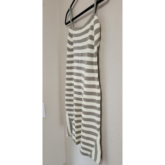 juicy couture striped sleeveless ribbed sweater dress strappy large babydoll - Picture 4 of 5